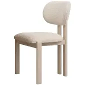 JVmoebel Moderner Stuhl mit zeitloser Optik und hochwertiger Verarbeitung Beige