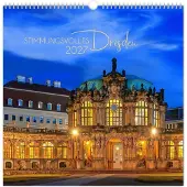 Merkloos Kalender: Stimmungsvolles Dresden 2027 - 30 x 30 cm