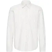 Casual Friday Langarmhemd "Langarmhemd CFJaevon Seersucker", Herren, Gr. XL, N-Gr, weiß (cloud dancer stripe), Obermaterial: 100% Baumwolle CO., Hemden Langarmhemd