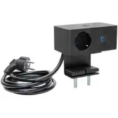 Kopp 939805305 VersaQ-HUB, USB-A/C, Induktion., schwarz