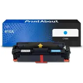PrintAbout Toner kompatibel mit HP 410A (CF411A) - Cyan