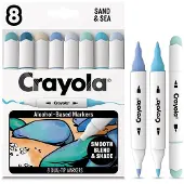 Crayola : Sand & Sea – Fasermaler-Set, 8 Stück
