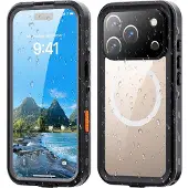 Shellbox – Wasserdichte IP68-Hülle für iPhone 17 Pro – schwarz
