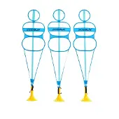 Precisionplay Pop-up Freistoß-trainingsdummy 3 Einheiten