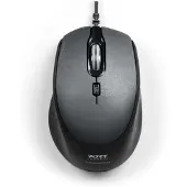 Port Designs 900711-B, rechts, USB Typ-A, 3200 DPI, Schwarz
