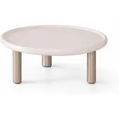 JVmoebel Couchtisch-Set Weiß Farbe Moderner Stil Metallplatte Metallgestell Neu