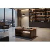 AEA Funktionaler Couchtisch im minimalistischen Design aus Holz