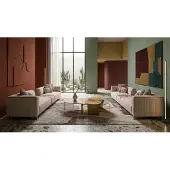 AEA s großes Wohnzimmer-Set 3-Sitzer-Sofas Couchtisch modern