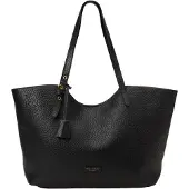 Marc O'Polo Leder Schultertasche Palma Shopper Black schwarz