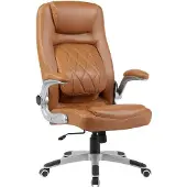 Kondela Bürostuhl Greko - braun / silber