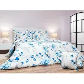 Dadka Baumwolle Leinen Bloom elegance banana 140x200, 70x90 cm