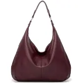 Merkloos Solidchoice – Damenhandtasche mit kurzen Tragegriffen und Schulterriemen