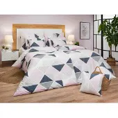 Dadka Leinen Baumwolle Pyramiden puder 140x200, 70x90 cm