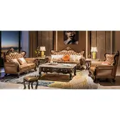 AEA Komplettes Sofa Set Wohnzimmer Sofagarnitur 3+2+1 Sitzer Eleganter Couchtisch