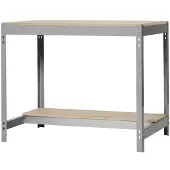 Simon Rack PROREGAL Werkbank BUFFALO | HxBxT 84x150x76cm | Traglast 600kg | Grau