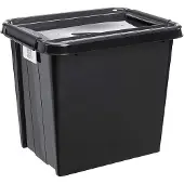 Merkloos Recycelbare Aufbewahrungsbox mit Deckel - 53 Liter