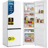 Heinner HCNF-HM326INVD Kühl-Gefrierkombination 326 L, Elektronische Steuerung, Wendetür, Weiß