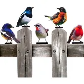 Merkloos Dekorative Vogel-Skulpturen für Garten und Zaun