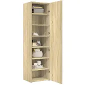 vidaXL Highboard Sonoma-Eiche 50x42,5x185 cm Holzwerkstoff