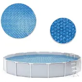 INF Solar PE Blasenabdeckung rund 240cm blau Wärmeschutz für Außenpool