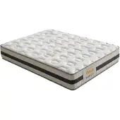 OEM Visko-Matratze Oasis, Taschenfederkern, 28 cm, mittelfest, 105x190 cm