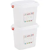 Denox Gastronorm 1/9 H150 Mm Aufbewahrungsbox 1.5l 2 Einheiten