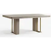 AEA Esszimmer Set Esstisch Stuehle Konsole Spiegel Modern Beige Gold Edel