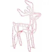 Syfax LED-Silhouette Rentier Warmweiß 76x42x87 cm