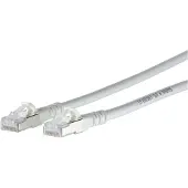 BTR NETCOM Cat6A, 15m, 15 m, Cat6a, RJ-45, RJ-45, Weiß