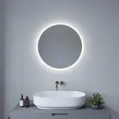 OEM LED-Badspiegel 60 cm rund, dimmbar, Touch, Anti-Beschlag, IP44