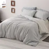 OEM Dekbedovertrek 4-teilig, 240x220 cm, Velvelina, Grau, geometrisch
