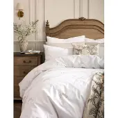 OEM Bettwäsche-Set Bogen-Bordüre 100% Baumwolle 200 Fäden 230x220 cm