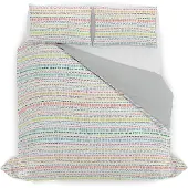 OEM Bettwäscheset Wasserfarben, 3-tlg., 250x200 cm, Baumwolle