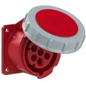 Pce 3172-6f70v CEE-Anbausteckdose (70x70mm) 16A 7p 6h IP66/IP67 31726f70v