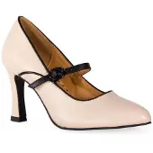Banned Retro Pumps - Far Out Creme 39