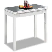 OEM Esstisch Metall Grau 80x40 cm ausziehbar