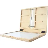 OEM Pochade-Box 11 x 14,5 Zoll, ultraleicht, Birkenholz, Edelstahl, Aluminium