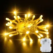 Dripio Lichterkette 3 m warmweiß mit Timer, 30 LEDs, IP65, batteriebetrieben