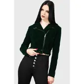 Killstar Bikerjacke - Emerald Goddess XXL