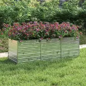 Merkloos Erhöhter Blumenkasten aus verzinktem Stahl