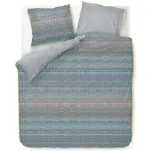 OEM Bettwäsche-Set Ashanti, Blau, 200x200 + 2x80x80 cm