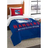 OEM NHL New York Rangers Bettdecken-Set, Twin, 100% Polyester