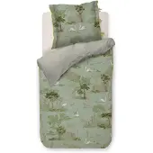 OEM Bettwäsche Darjeeling Days Grün 155x220+80x80