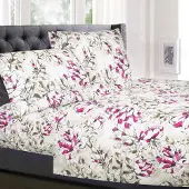OEM Bettwäsche-Set King: Spannbettlaken, Flachbettlaken, 2 Kissenbezüge, Mikrofaser