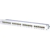 METZ CONNECT BTR 130855C-E E-DAT C6A 24 Port Patchfeld 1HE L SA 130855CE