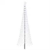 Syfax LED-Weihnachtsbaum 400 cm 450 LEDs Kaltes Weiß Eisen Schwarz