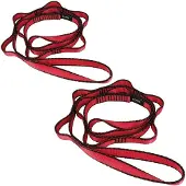 Merkloos Set mit 2 verstellbaren, dehnbaren Nylon-Trainingsbändern für Fitness