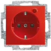 Busch-Jaeger 2310EUGL/VAB-917 Busch-Protector SCHUKO Steckdosen-Einsatz mit Überspannungsschutz 2CKA002011A6240 2310EUGLVAB917
