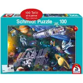 Schmidt Spiele 56455 Weltraumspaß Kinderpuzzle, 100 Teile, 100 Stück(e), Leerzeichen, 6 Jahr(e)