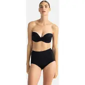 Dorina Bandeau-BH "Sublime Sculpt", Damen, Gr. 75, Cup A, beige, Obermaterial: 63% Polyamid, 23% Polyester, 14% Elasthan, unifarben, BHs Bandeau-BH, weicher Stoff, modernes Design, leicht gepolstert